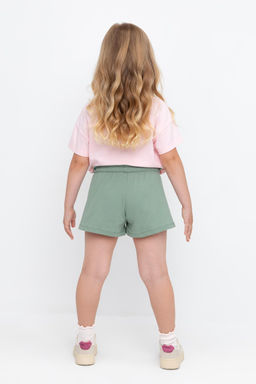 К 400697/весенний зеленый шорты для дев