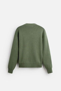 TEXTURED COTTON SWEATER - Zara фото 8