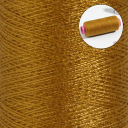 Цена за 10 шт. Нитки 40/2, 200 м, тёмно-жёлтые №137