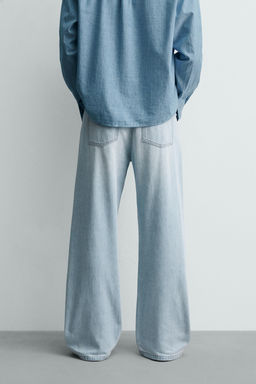 JEANS FLARE FIT / Azul claro - Zara фото 3