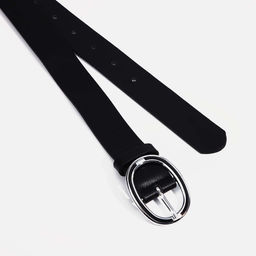Ремень женский, ширина 3 см, винт, пряжка металл, цвет чёрный - Simaland фото 2