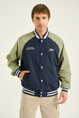 Бомбер Темно-синий