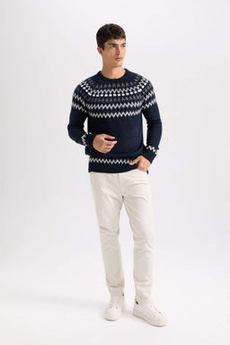 Yazl?k Gabardin Chino Kanvas Pantolon Slim Fit Dar Kesim Dar Paca Cepli - Defacto фото 3