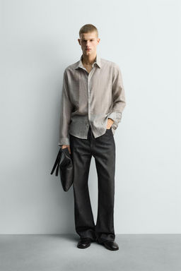FLOWING JACQUARD SHIRT