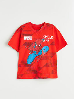 Spider-Man Bask?l? Erkek ?ocuk Ti??rt