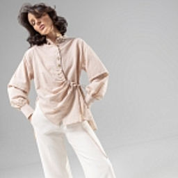 Рубашка из 100% хлопка, Дивная смелость (beige) - Charutti фото 13