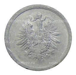Монета 1 пфенниг 1917 года А Германия