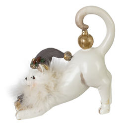 Фигурка декоративная "Кошка", L10 W5 H13 см, 2в.