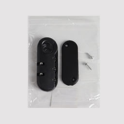 Цена за 3 шт. Замок кодовый для чемодана, с креплениями, 3.3×8.3×1.8 см, цвет чёрный