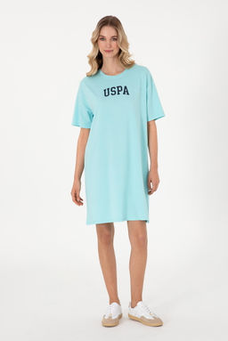 Kad_n Aqua Modal Kar___ml_ Bisiklet Yaka Mini Boy _rme Elbise Sepette S_rpriz _ndirim - U.s. polo assn фото 3