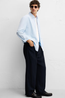 TEXTURED OXFORD SHIRT - Zara фото 6