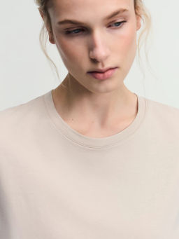 Базовая футболка из хлопка / Zarina фото 6