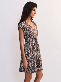 Платье из вискозы с принтом ZR2605012915-236 / Zarina