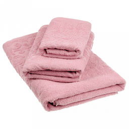 Полотенце махровое Гармония 50х90см, гладкокрашенное, 350г/м2, пыльная роза (Россия) - Домашняя мода фото 3