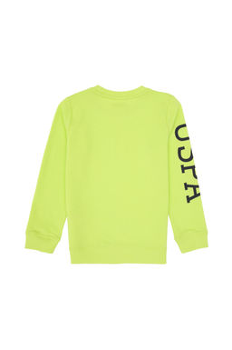 Erkek _ocuk Ye_il Basic Bisiklet Yaka Sweatshirt Sepette S_rpriz _ndirim - U.s. polo assn фото 2