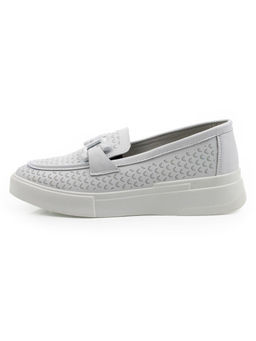 06-YC139-1 WHITE Туфли женские (натуральная кожа)