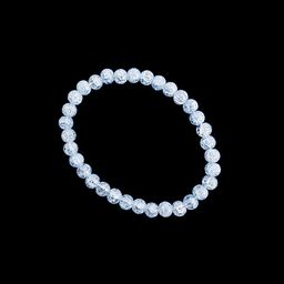 Браслет из камня Сахарный кварц голубой поможет обрести истинную любовь и защитить отношения