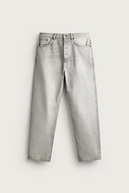 JEANS STRAIGHT ANKLE FIT / Gris claro - Zara фото 6