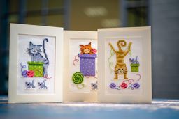 Набор для вышивания VERVACO PN-0145206 Игривые кошки 15 х 10.5 см