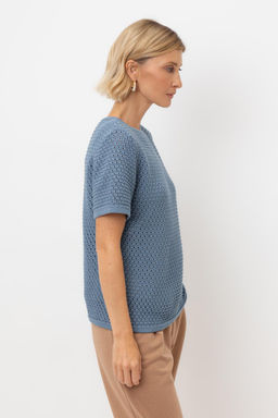 ЕВ 30221/пудрово-синий джемпер жен