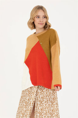 Женский свитер песочного цвета с круглым вырезом Неожиданная скидка в корзине - U.s. polo assn фото 4