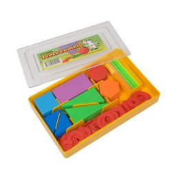 Касса цифр и счетных материалов Стамм УЧИСЬ СЧИТАТЬ 132 элементов пластиковых в пластиково...