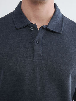 Polo Yaka Erkek Sweatshirt