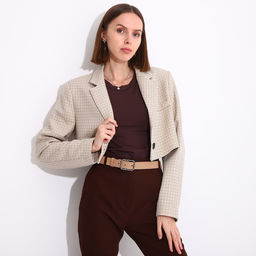 Ремень женский, ширина 3 см, винт, пряжка метал, цвет бежевый - Simaland фото 3