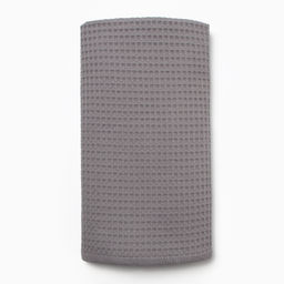Полотенце вафельное LoveLife Waffle gray 100×150 см, хлопок 100%, серое