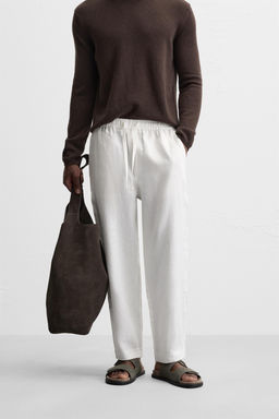 100% LINEN TROUSERS - Zara фото 2