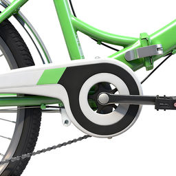 Велосипед 24" Rocket City Fold S 24, цвет зеленый, размер 16"