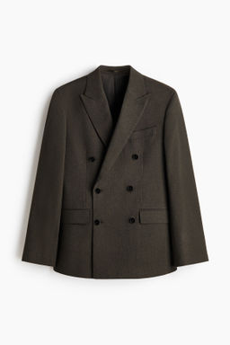 Regular Fit Wool-blend double-breasted jacket - H&m фото 2