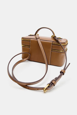 BOLSO VANITY / Tostado oscuro - Zara фото 2