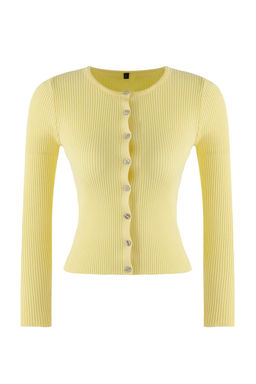 Wardrobe Essentials Sar? Merserize Gorunumlu Fitilli Triko H?rka | TWOAW26HI00118