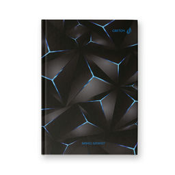 Светоч Бизнес-блокнот, глянц. ламинация, блок кремовый, ББ247 евроформат ( 14.4*20.3*1.6 см) 64 л. 4 шт. французская клетка Графика 01670