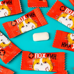 Цена за 50 шт. Жевательная резинка Большая порция, 50 шт. х 1,36 г. (18+) - Simaland фото 2