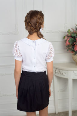 Блузка "Эльза", белый
