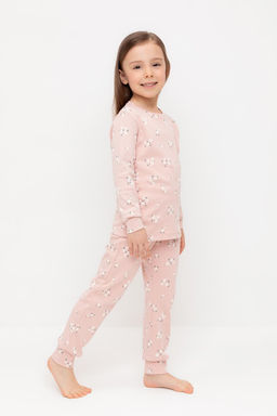 К 1552/дымчатая роза,ромашковое поле пижама дет