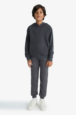 Basic D_z Kap__onlu Okul Sweatshirt Erkek _ocuk - Defacto фото 2