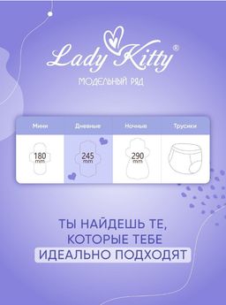 Дневные прокладки с крылышками Lady Kitty 245 мм 10 шт 4 капли  фото 4