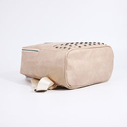 Рюкзак женский из искусственной кожи на молнии, 1 карман, цвет бежевый - Simaland фото 3