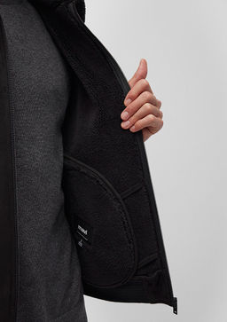 Siyah Suni Deri Ceket - Mavi фото 5