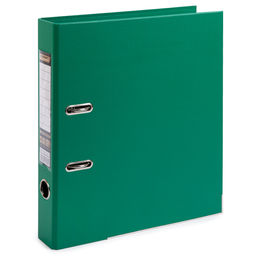 Expert Complete Регистратор PVC, 2-х стороннее покрытие, мет.уг. 50 мм 10 шт. Premier A4 арочный механ. лён зеленый ЕС100261003