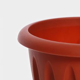 Цена за 3 шт. Горшок для цветов с поддоном «Фелиция», 900 мл, d=14.2 см, h=11 см, цвет терракотовый