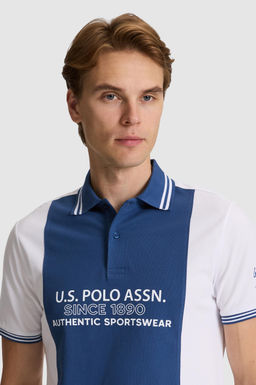 Erkek A__k Lacivert Regular Fit Polo Yaka Ti__rt
