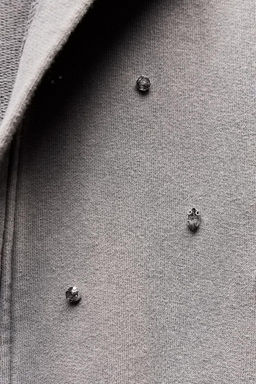 JEWELLED WASHED-EFFECT SWEATSHIRT - Zara фото 10