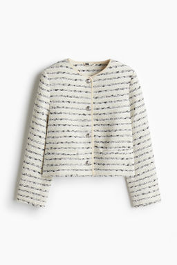 Chaqueta en tejido texturizado