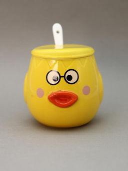 Кружка Cutie duckling, glasses, yellow (400 ml)