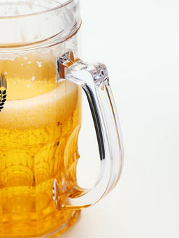 Кружка пивная охлаждающая Настоящему мужику, 420 мл, пластик