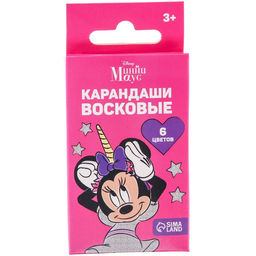 Восковые карандаши, набор 6 цветов, Минни Маус - Disney фото 5